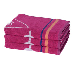 Magic Moomin bath towel fuchsia