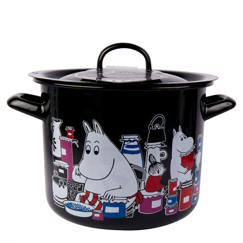 Moomin pot 3,5 l black