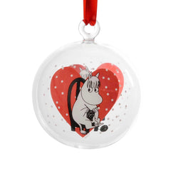 Moomin Christmas ball 4 assorted, Ø 8 cm