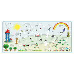 Moomin wall sticker set