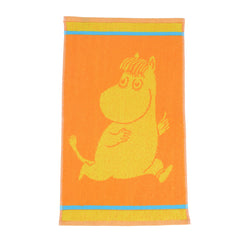 Snorkmaiden small orange towel by Finlayson