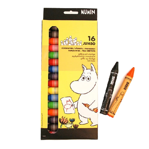 Moomin Jumbo colour crayon 16 pcs.