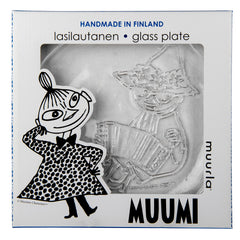 Moomin Snufkin glass plate 19 cm.