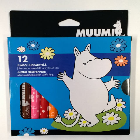 Moomin jumbo felt pens 12 pcs.